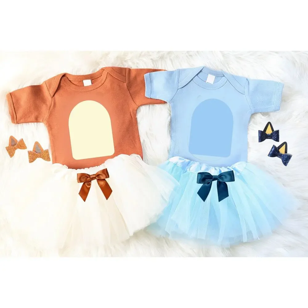 Bluey and Bingo Inspired Halloween Costumes For Girls Tutu Costume